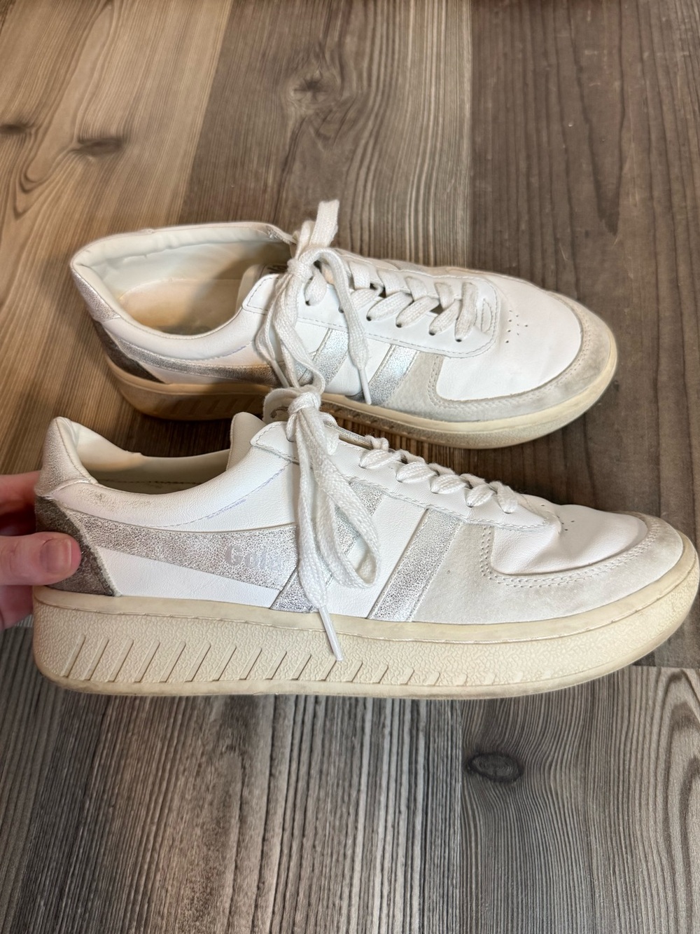 Gola Grand Slam Metallic Sneakers
